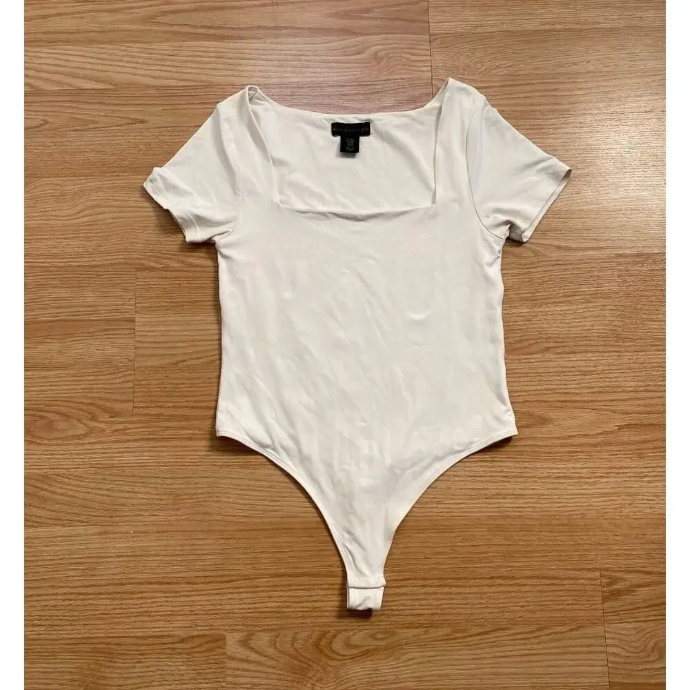 House of Harlow Cream Bodysuit Size Medium
